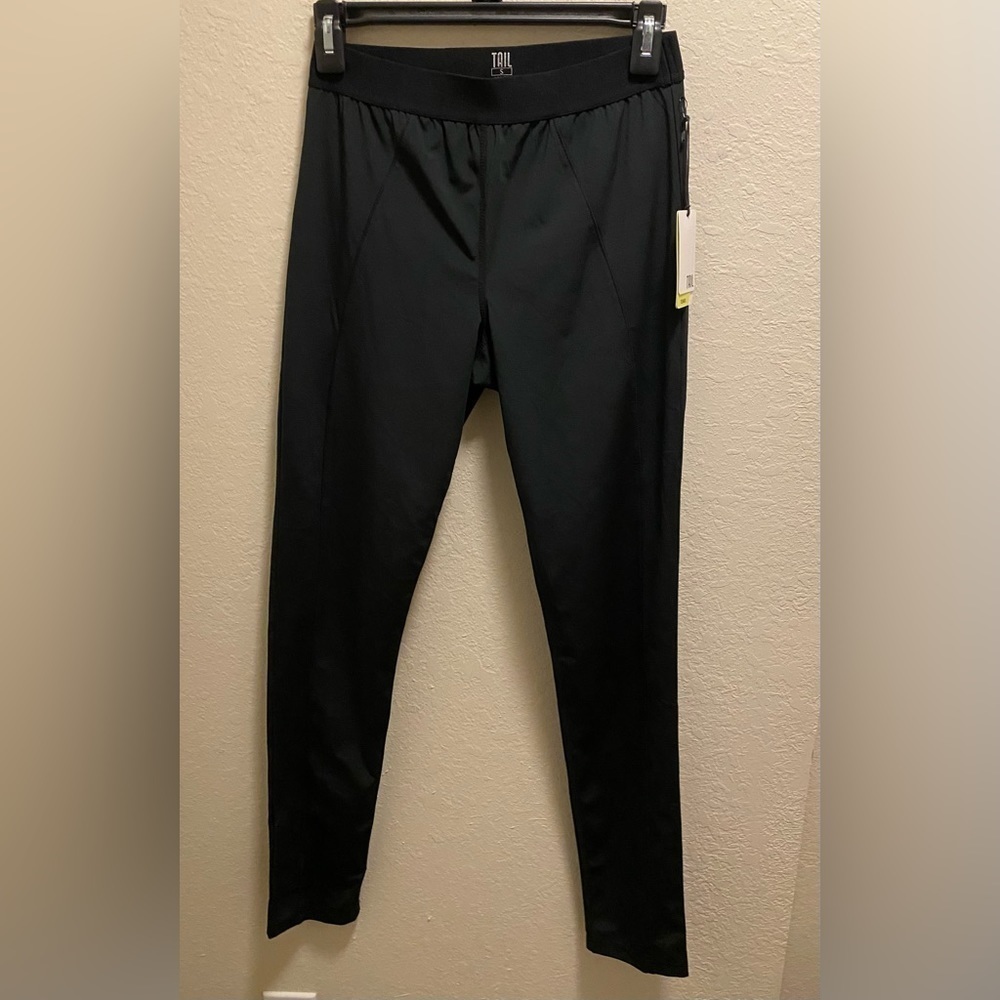 Tail Tennis UV Protection Athletic Leggings In Black Size S NEW